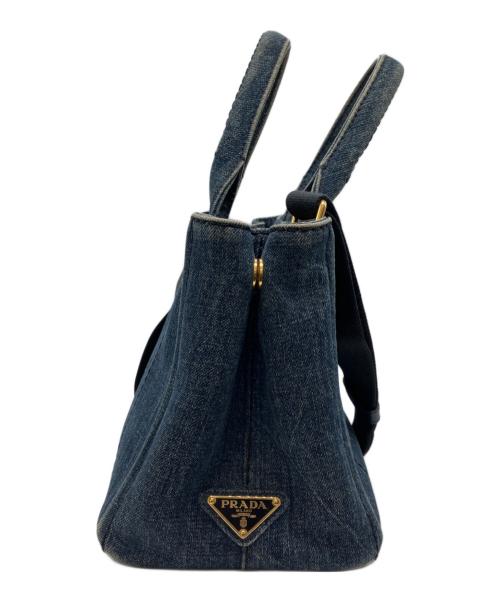 PRADA（プラダ）PRADA (プラダ) 2WAYバッグ インディゴの古着・服飾アイテム
