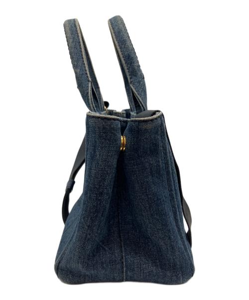 PRADA（プラダ）PRADA (プラダ) 2WAYバッグ インディゴの古着・服飾アイテム