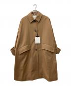 MACKINTOSHマッキントッシュ）の古着「ウールソフトメルトンオーバーサイズドバルカラーコート」｜ブラウン