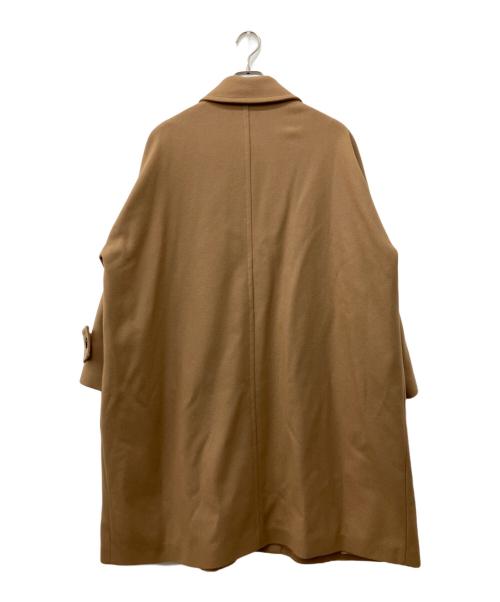 MACKINTOSH（マッキントッシュ）MACKINTOSH (マッキントッシュ) ウールソフトメルトンオーバーサイズドバルカラーコート ブラウン サイズ:Ｍの古着・服飾アイテム
