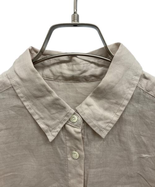 ROPE（ロペ）ROPE (ロペ) ロイヤルラミーレギュラーシャツ ベージュ サイズ:Freeの古着・服飾アイテム