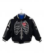 MALLORCAマヨルカ）の古着「Embroidery reversible jacket」｜ブラック×ブルー