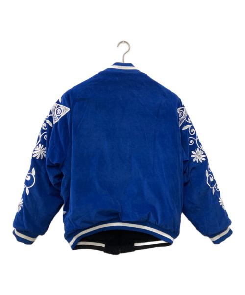 MALLORCA（マヨルカ）MALLORCA (マヨルカ) Embroidery reversible jacket ブラック×ブルー サイズ:XLの古着・服飾アイテム