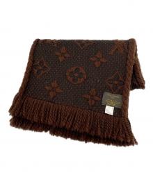 LOUIS VUITTON（ルイ ヴィトン）の古着「エシャルプ・ロゴマニア マフラー」｜ブラウン