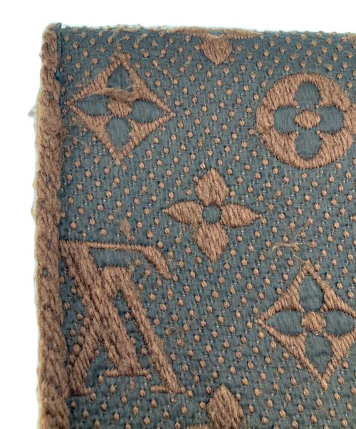 LOUIS VUITTON（ルイ ヴィトン）LOUIS VUITTON (ルイ ヴィトン) エシャルプ・ロゴマニア マフラー ブラウンの古着・服飾アイテム