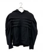 scd crowdエスシーディークラウド）の古着「Track Heavy Hoodie」｜ブラック