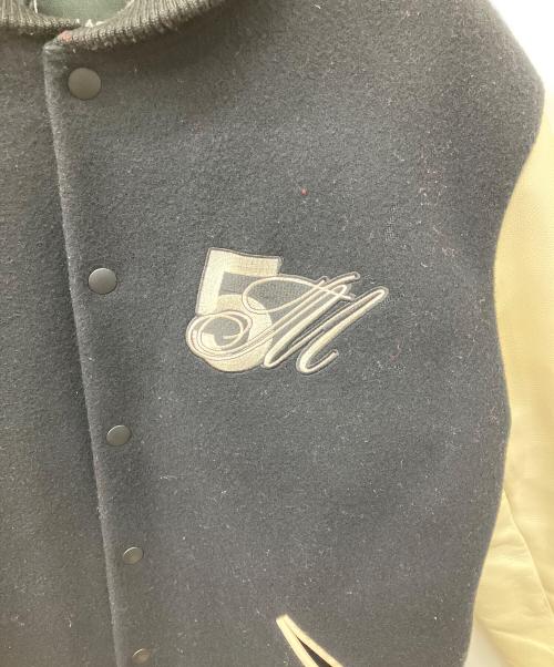 TEAM MESSAGE（チームメッセージ）TEAM MESSAGE (チームメッセージ) 5th anniversary numbering stadium jumper ブラック サイズ:Lの古着・服飾アイテム