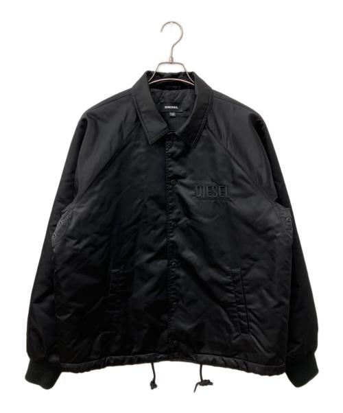 DIESEL（ディーゼル）DIESEL (ディーゼル) コーチジャケット ブラック サイズ:Lの古着・服飾アイテム