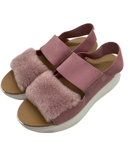 UGG（アグ）UGG (アグ) サンダル ピンク サイズ:23の古着・服飾アイテム