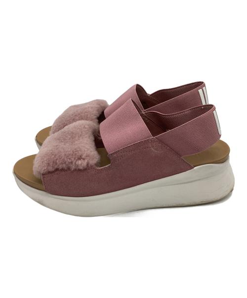 UGG（アグ）UGG (アグ) サンダル ピンク サイズ:23の古着・服飾アイテム