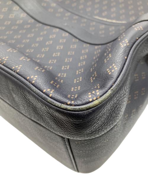 COACH（コーチ）COACH (コーチ) プリンテッドレザーリュック ネイビーの古着・服飾アイテム