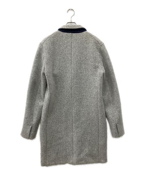 JIL SANDER（ジルサンダー）JIL SANDER (ジルサンダー) ウールナイロンチェスターコート グレー サイズ:48の古着・服飾アイテム