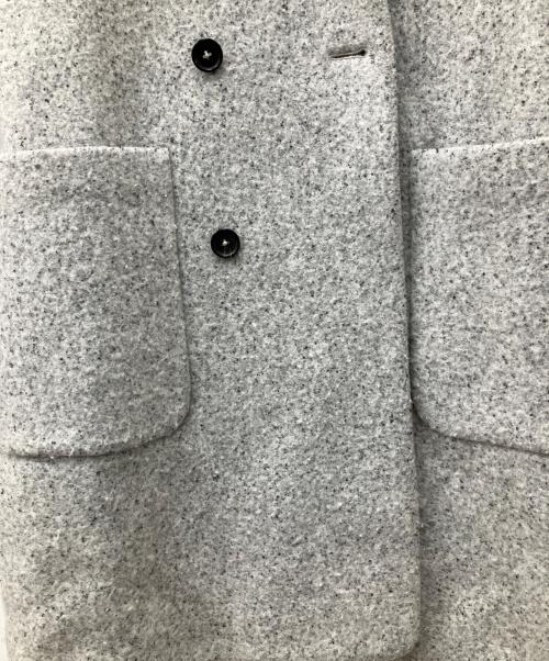 JIL SANDER（ジルサンダー）JIL SANDER (ジルサンダー) ウールナイロンチェスターコート グレー サイズ:48の古着・服飾アイテム