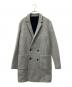 JIL SANDER（ジルサンダー）の古着「ウールナイロンチェスターコート」｜グレー