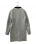 JIL SANDER (ジルサンダー) ウールナイロンチェスターコート グレー サイズ:48：26000円
