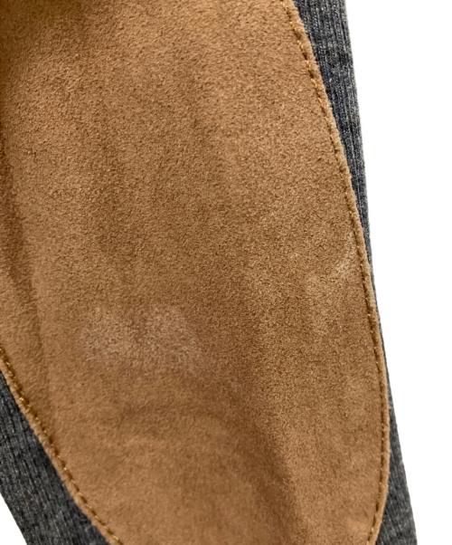 POLO RALPH LAUREN（ポロ・ラルフローレン）POLO RALPH LAUREN (ポロ・ラルフローレン) エルボーパッチニット グレー サイズ:Mの古着・服飾アイテム