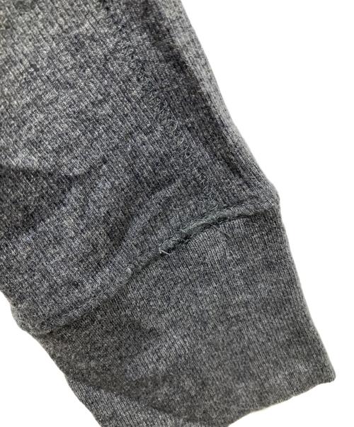 POLO RALPH LAUREN（ポロ・ラルフローレン）POLO RALPH LAUREN (ポロ・ラルフローレン) エルボーパッチニット グレー サイズ:Mの古着・服飾アイテム