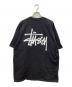stussy (ステューシー) 二面ロゴTシャツ ブラック サイズ:XL：6000円