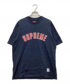 SUPREMEシュプリーム）の古着「18AW Printed Arc S/S TOP」｜ネイビー
