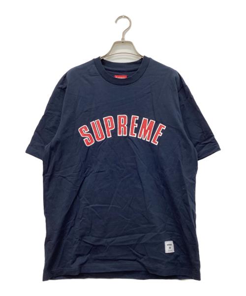 SUPREME（シュプリーム）Supreme (シュプリーム) 18AW Printed Arc S/S TOP ネイビー サイズ:Mの古着・服飾アイテム