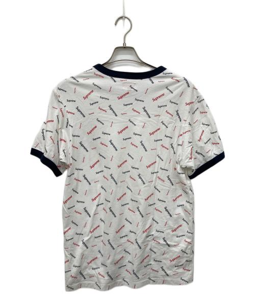 SUPREME（シュプリーム）SUPREME (シュプリーム) 18FW Scatter Ringer ホワイト サイズ:Mの古着・服飾アイテム