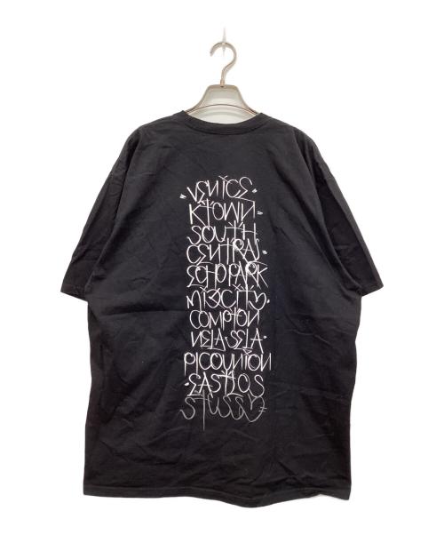 stussy（ステューシー）stussy (ステューシー) worldtour T ブラック サイズ:XLの古着・服飾アイテム