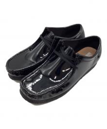 CLARKS×SUPREME（クラークス×シュプリーム）の古着「Patent Leather Wallabee "Black"」｜ブラック
