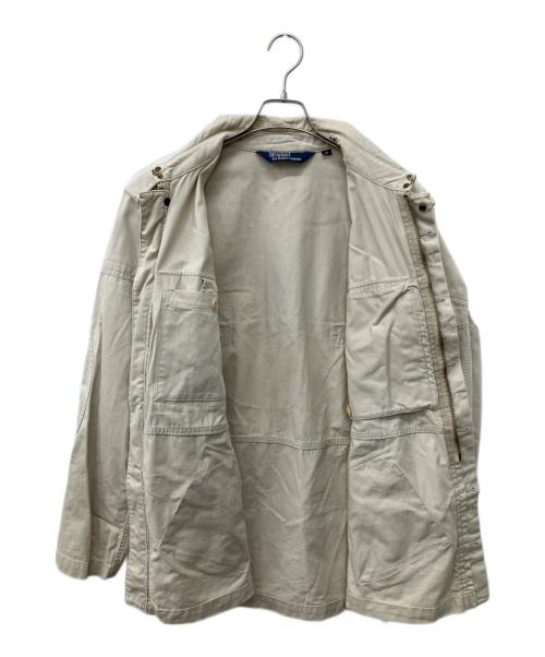 POLO RALPH LAUREN（ポロ・ラルフローレン）POLO RALPH LAUREN (ポロ・ラルフローレン) 90ｓサファリジャケット ベージュ サイズ:Mの古着・服飾アイテム
