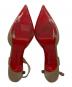 中古・古着 Christian Louboutin (クリスチャン・ルブタン) メタルポインテッドトゥパンプス ベージュ サイズ:39：14000円