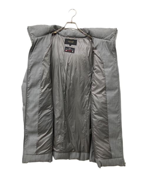 UNTITLED（アンタイトル）UNTITLED (アンタイトル) メリノセタシルクファーダウンコート グレー サイズ:3の古着・服飾アイテム