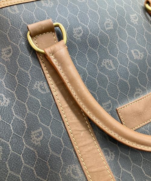 Christian Dior（クリスチャン ディオール）Christian Dior (クリスチャン ディオール) ハニカムボストンバッグ ブラウンの古着・服飾アイテム