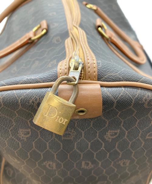 Christian Dior（クリスチャン ディオール）Christian Dior (クリスチャン ディオール) ハニカムボストンバッグ ブラウンの古着・服飾アイテム