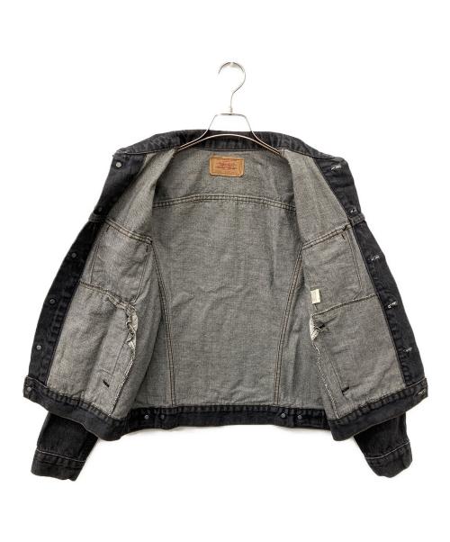 LEVI'S（リーバイス）LEVI'S (リーバイス) 先染めブラック3rdデニムジャケット ブラック サイズ:42の古着・服飾アイテム
