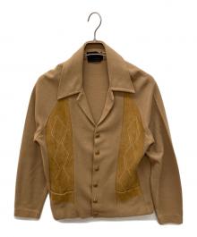 Sears the men's shop（シアーズ ザ メンズ ショップ）の古着「切替カーディガン」｜ブラウン