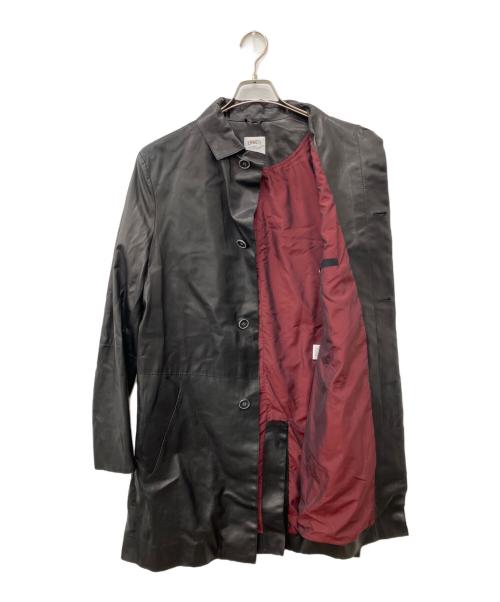 EMMETI（エンメティ）EMMETI (エンメティ) ラムレザーコート ブラック サイズ:Mの古着・服飾アイテム