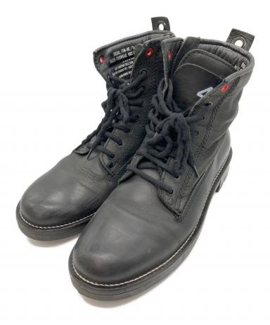 定価86800円　DIESEL メタルパーツ　サイドジップ　ブーツ 中古・古着通販】DIESEL (ディーゼル) サイドジップブーツ ブラック