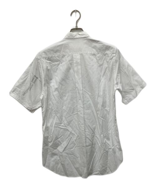 COMME des GARCONS HOMME HOMME（コムデギャルソンオムオム）COMME des GARCONS HOMME HOMME (コムデギャルソンオムオム) 袖ロゴSSシャツ ホワイト サイズ:Freeの古着・服飾アイテム