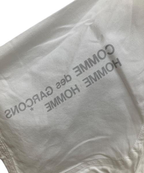 COMME des GARCONS HOMME HOMME（コムデギャルソンオムオム）COMME des GARCONS HOMME HOMME (コムデギャルソンオムオム) 袖ロゴSSシャツ ホワイト サイズ:Freeの古着・服飾アイテム