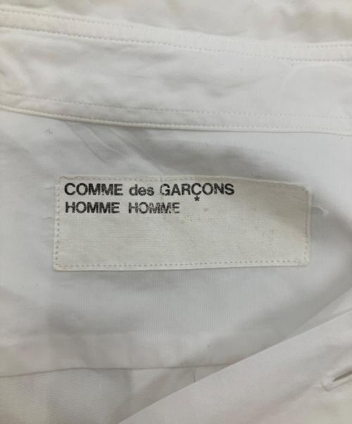 COMME des GARCONS HOMME HOMME（コムデギャルソンオムオム）COMME des GARCONS HOMME HOMME (コムデギャルソンオムオム) 袖ロゴSSシャツ ホワイト サイズ:Freeの古着・服飾アイテム