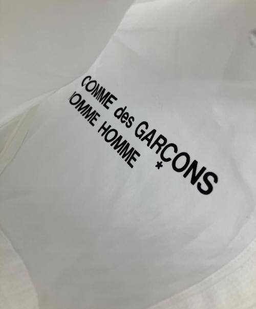 COMME des GARCONS HOMME HOMME（コムデギャルソンオムオム）COMME des GARCONS HOMME HOMME (コムデギャルソンオムオム) 袖ロゴSSシャツ ホワイト サイズ:Freeの古着・服飾アイテム