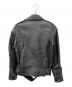 HYKE (ハイク) UNITED ARROWS (ユナイテッドアローズ) Motorcycle Leather Jacket ブラック サイズ:M：28000円