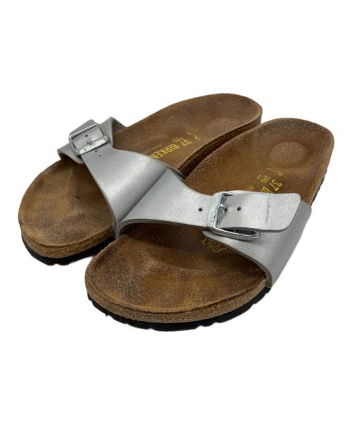 BIRKENSTOCK（ビルケンシュトック）BIRKENSTOCK (ビルケンシュトック) マドリッド ブラウン×シルバー サイズ:24.0cmの古着・服飾アイテム