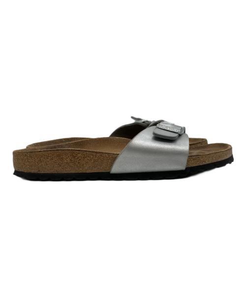 BIRKENSTOCK（ビルケンシュトック）BIRKENSTOCK (ビルケンシュトック) マドリッド ブラウン×シルバー サイズ:24.0cmの古着・服飾アイテム