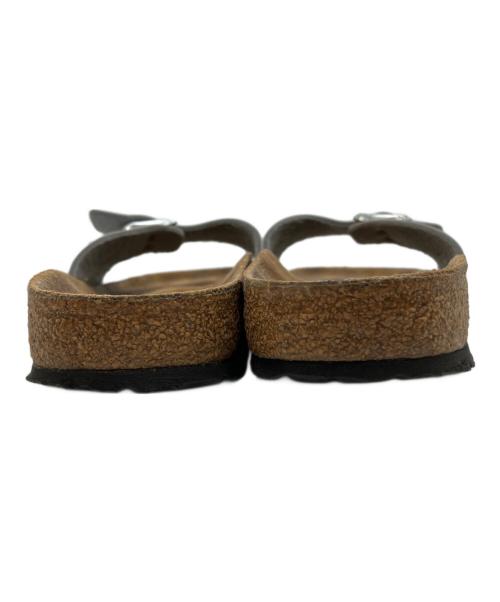 BIRKENSTOCK（ビルケンシュトック）BIRKENSTOCK (ビルケンシュトック) マドリッド ブラウン×シルバー サイズ:24.0cmの古着・服飾アイテム