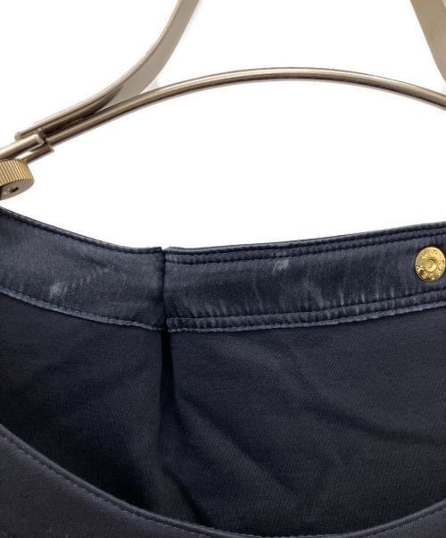 DRAWER（ドゥロワー）DRAWER (ドゥロワー) クルーネックコットンワンピース ネイビー サイズ:38の古着・服飾アイテム