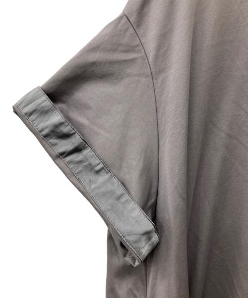 DRAWER（ドゥロワー）DRAWER (ドゥロワー) クルーネックコットンワンピース グレー サイズ:38の古着・服飾アイテム