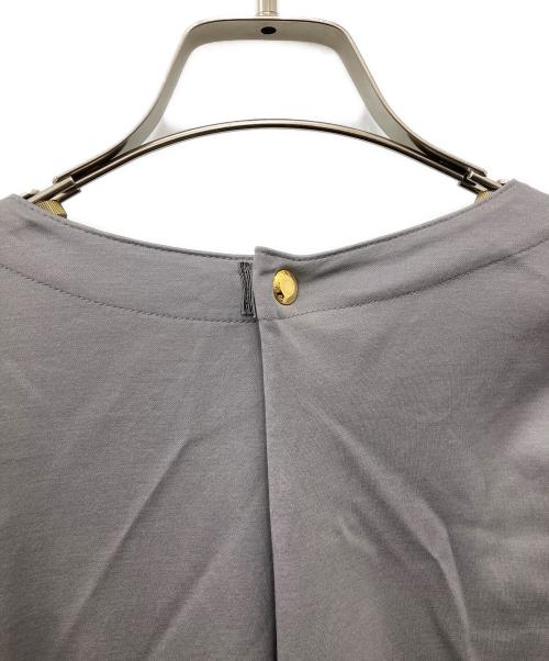 DRAWER（ドゥロワー）DRAWER (ドゥロワー) クルーネックコットンワンピース グレー サイズ:38の古着・服飾アイテム