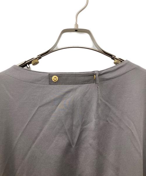 DRAWER（ドゥロワー）DRAWER (ドゥロワー) クルーネックコットンワンピース グレー サイズ:38の古着・服飾アイテム