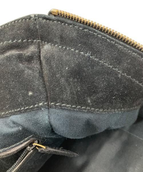 Yves Saint Laurent（イヴサンローラン）Yves Saint Laurent (イヴサンローラン) ダウンタウンエナメルトートバッグ ブラックの古着・服飾アイテム