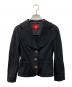 Vivienne Westwood RED LABEL（ヴィヴィアンウエストウッドレッドレーベル）の古着「ビックカラー3Bジャケット」｜ブラック